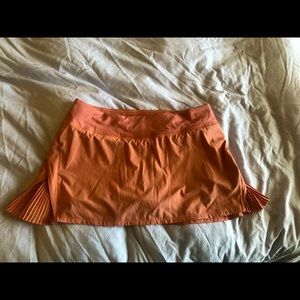 Lululemon Peach Tennis Skirt Size 10